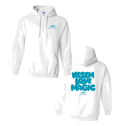 Gildan Heavy Blend Hooded Sweatshirt -- White