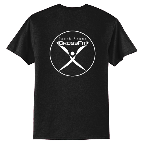 Port and Company 50/50 Blend Basic T-Shirt -- Jet Black