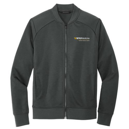 Mercer+Mettle Double-Knit Bomber -- Anchor Grey