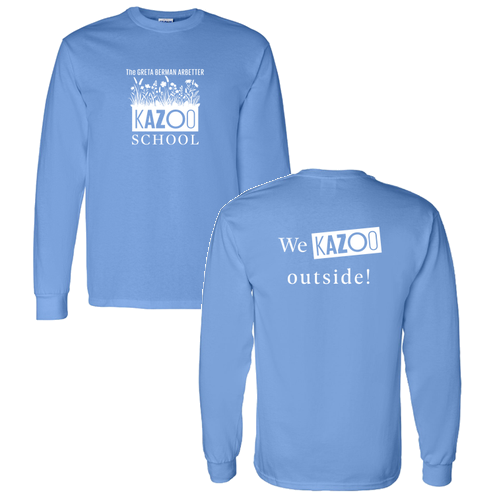 Gildan Heavy Cotton Longsleeve Basic T-Shirt -- Carolina Blue