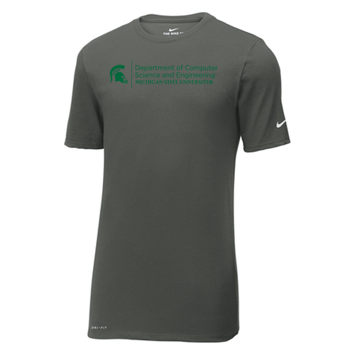 Nike Dri-FIT Cotton / Poly Tee -- Anthracite