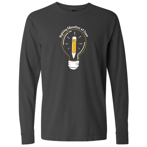 Comfort Colors Ringspun Long Sleeve Tee -- Pepper