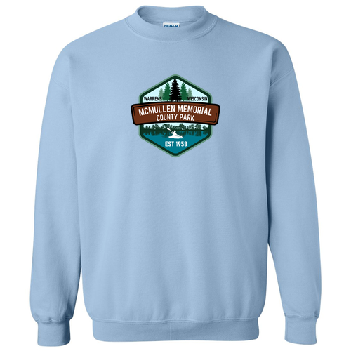 Gildan Heavy Blend Crew Neck Sweatshirt -- Light Blue