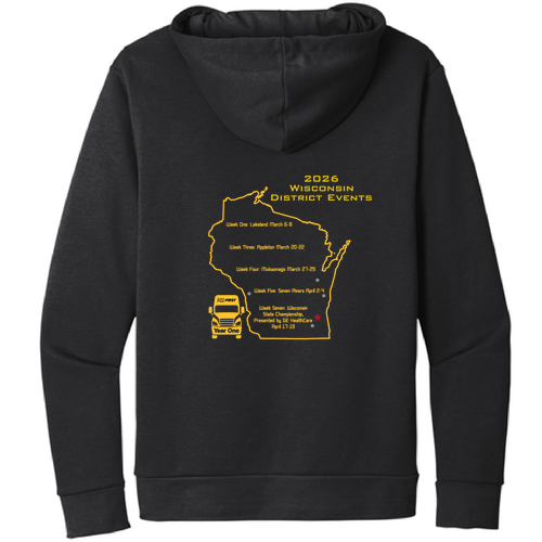 Next Level Fleece Pullover Hoodie -- Black