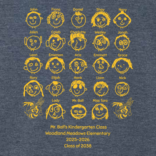 Gildan Heavy Cotton Basic Youth T-Shirt -- Heather Navy