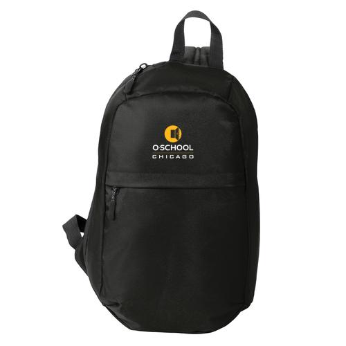Port Authority Crossbody Backpack -- Deep Black
