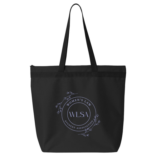 Liberty Bags Large Tote with Zipper -- Black