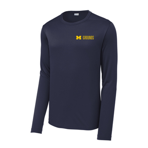 Sport-Tek  Posi-UV Pro Long Sleeve Tee -- True Navy, $16