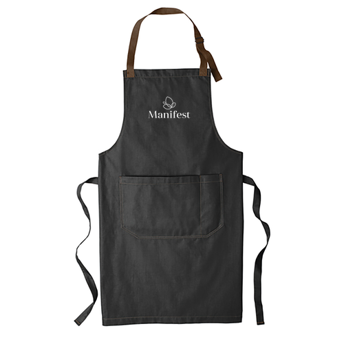 Port Authority Market Full-Length Bib Apron -- Dark Midnight