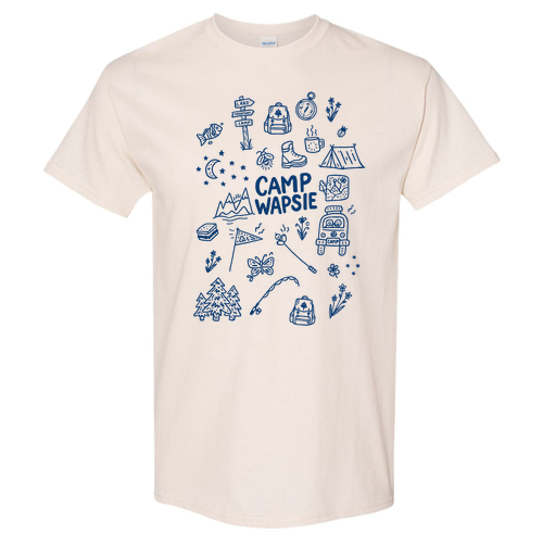 Gildan Heavy Cotton Basic T-Shirt -- Blue Print