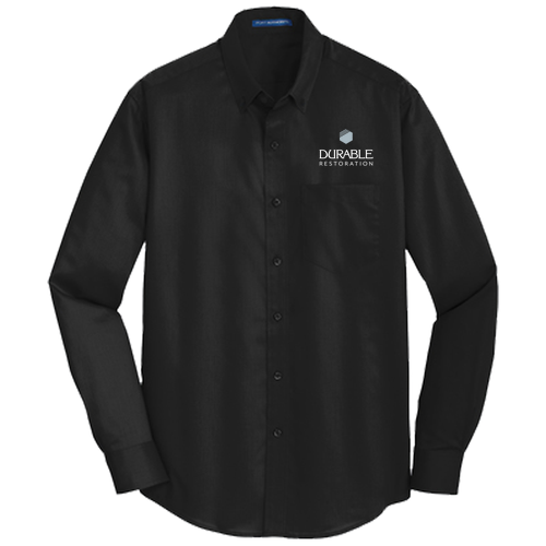 Port Authority SuperPro Twill Shirt -- Black