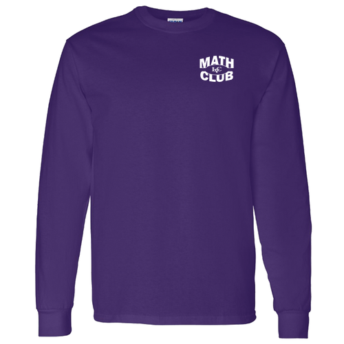 Gildan Heavy Cotton Longsleeve Basic T-Shirt -- Purple