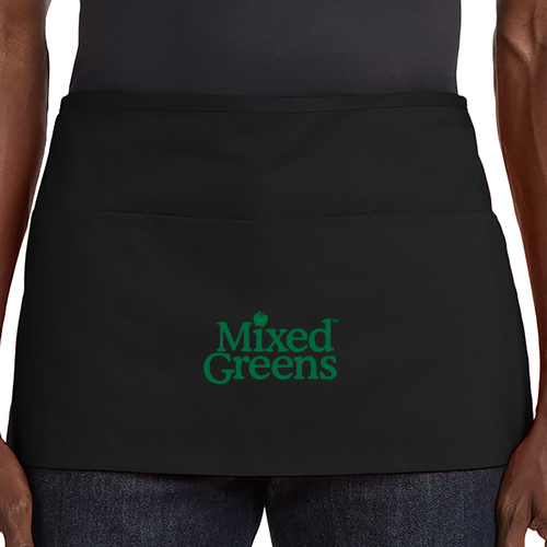 Port Authority Waist Apron w/Pockets -- Black