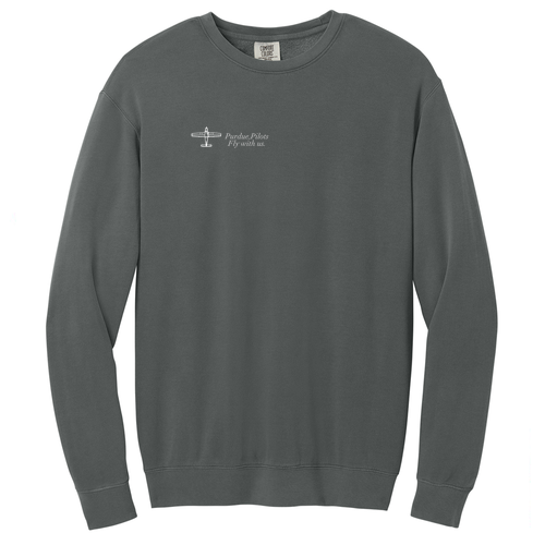 Comfort Colors Adult Crewneck Sweatshirt -- Pepper