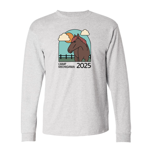 Hanes Adult 6 oz. Authentic-T Long-Sleeve T-Shirt -- Ash