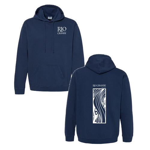 Rio Grande Basic Logo Hoodie- True Navy