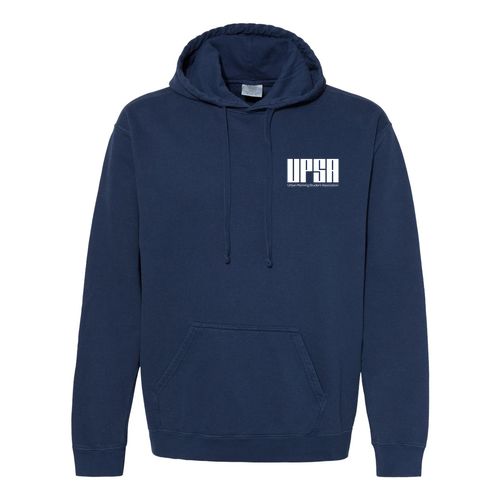 Comfort Colors Garment Dyed Hooded Pullover Sweatshirt -- True Navy