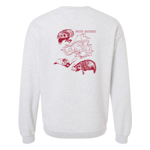 Gildan Heavy Blend Crew Neck Sweatshirt -- Ash