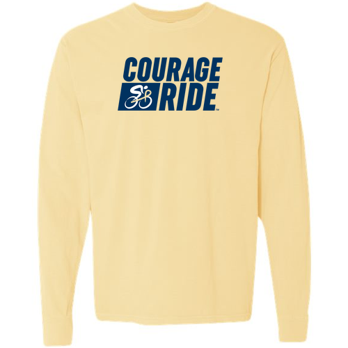 Comfort Colors Unisex Garment-Dyed Heavyweight Long Sleeve T-Shirt -- Butter