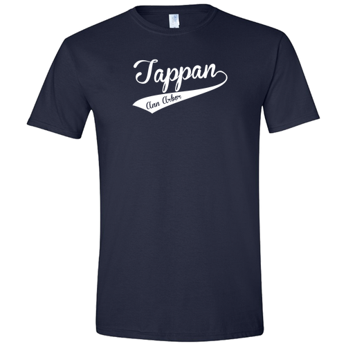 Gildan Soft Fitted T-Shirt -- Navy, Classic Logo