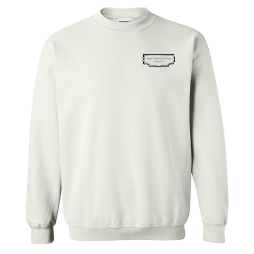 Law Books Crewneck Sweatshirt -- White