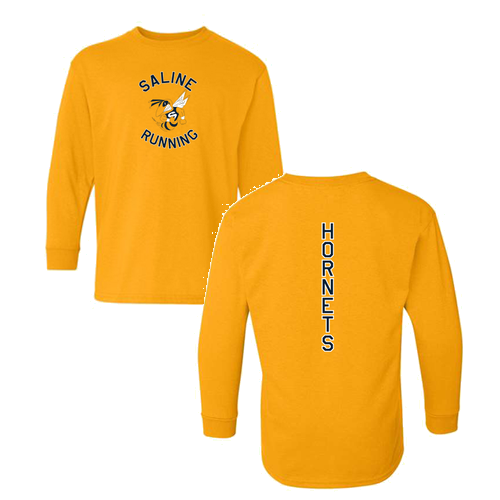 Gildan Youth Heavy Cotton Longsleeve -- Gold