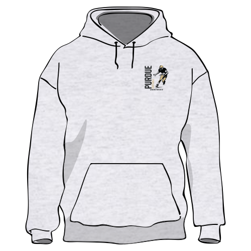 Gildan Hooded Sweatshirt -- Ash