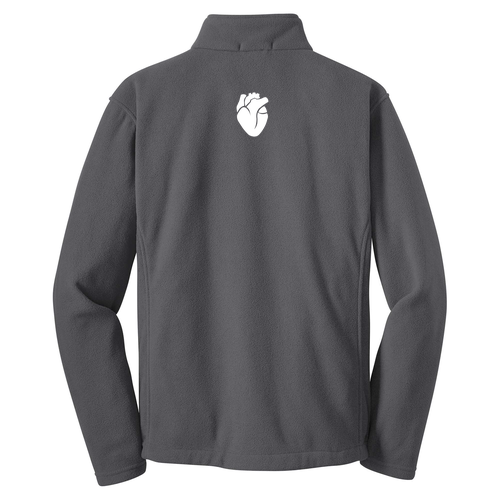 Cardiology Port Authority Fleece Jacket -- Iron Grey