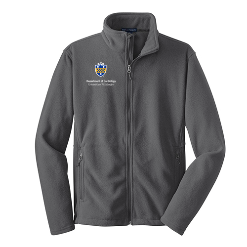 Cardiology Port Authority Fleece Jacket -- Iron Grey