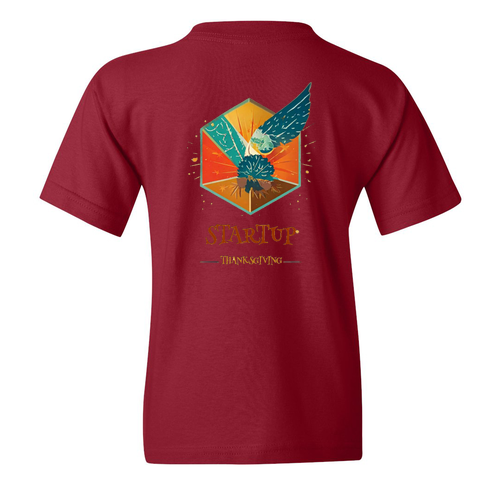 Gildan Heavy Cotton Basic Youth T-Shirt -- Garnet