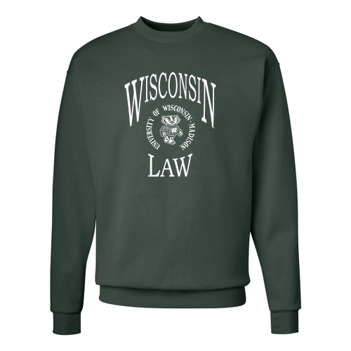 Hanes EcoSmart Crewneck Sweatshirt -- Deep Forest