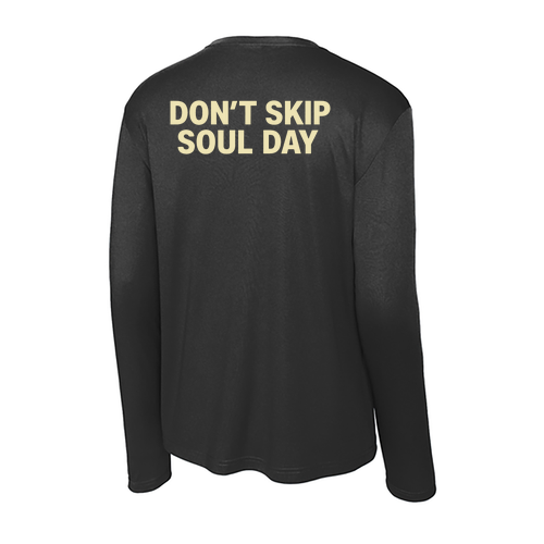 Work Out Your Salvation Long Sleeve Tee -- Black