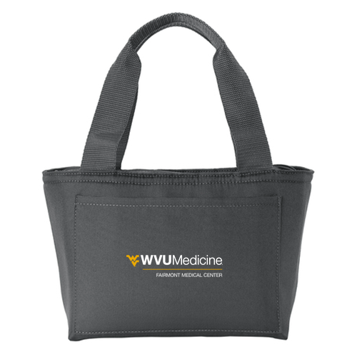 Port Authority Insulated Lunch Tote -- Grey Steel
