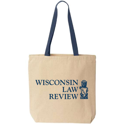 WLR Tote -- Natural / Navy