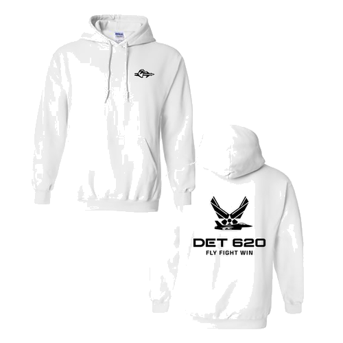 Gildan Heavy Blend Hooded Sweatshirt -- White