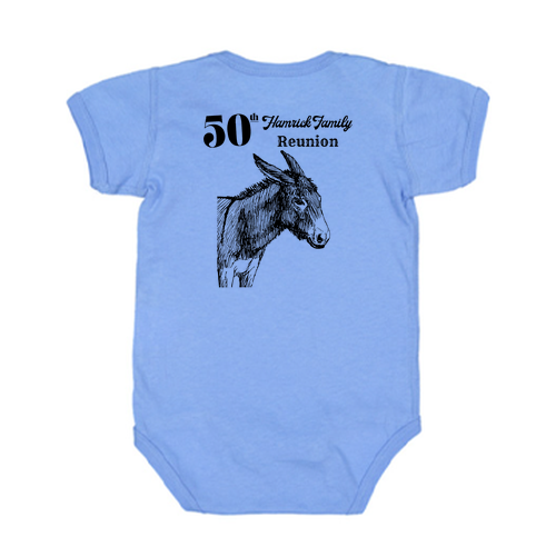 Infant Fine Jersey Bodysuit -- Carolina Blue