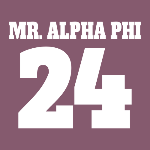 Mr. Alpha Phi Berry Cotton Tee