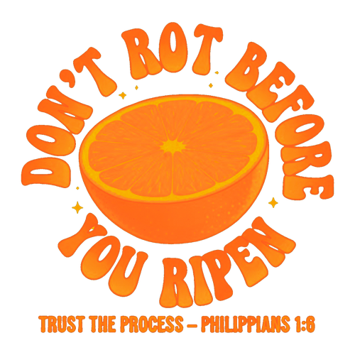 Don't Rot Before You Ripen Tee -- White