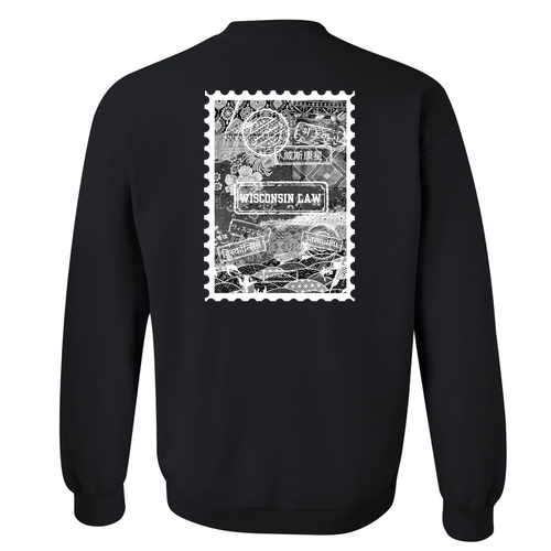 Gildan Heavy Blend Crew Neck Sweatshirt -- Black