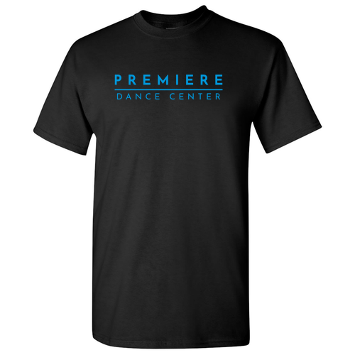 Mens/Unisex Gildan Heavy Cotton Basic T-Shirt -- Black