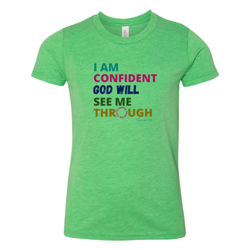 [HIDE] Bella Canvas Youth Triblend Jersey Short Sleeve Tee -- Green Triblend