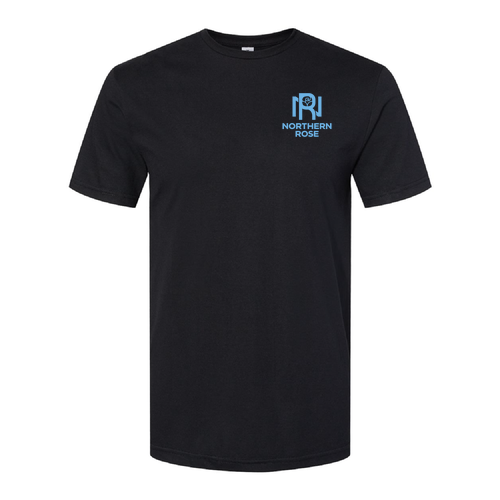 Northern Rose Gildan SoftStyle Short Sleeve T-Shirt -- Pitch Black