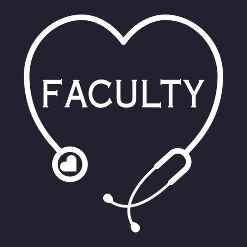 Faculty Bella Canvas Triblend Short Sleeve T-Shirt -- Navy Solid Triblend