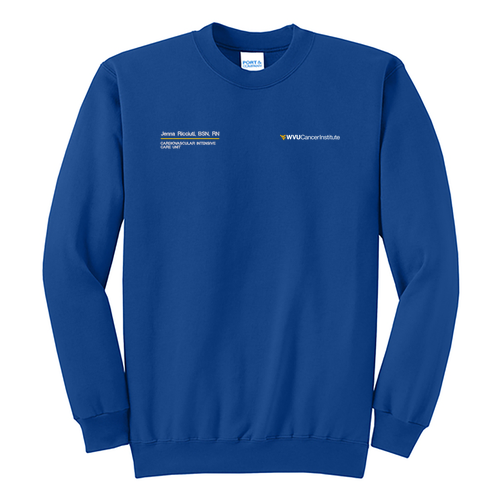 Port and Company Classic Crewneck Sweatshirt -- Royal