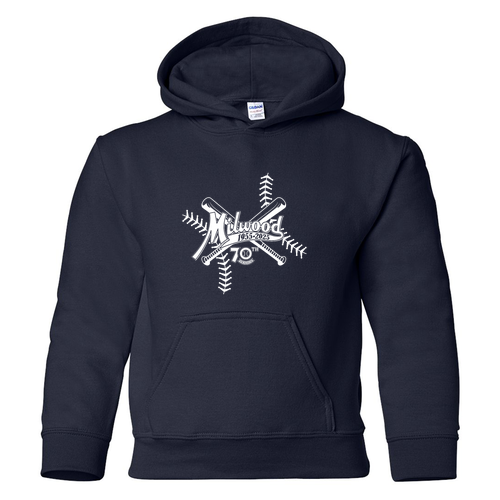 Gildan Heavy Blend Youth Hooded Sweatshirt -- Navy