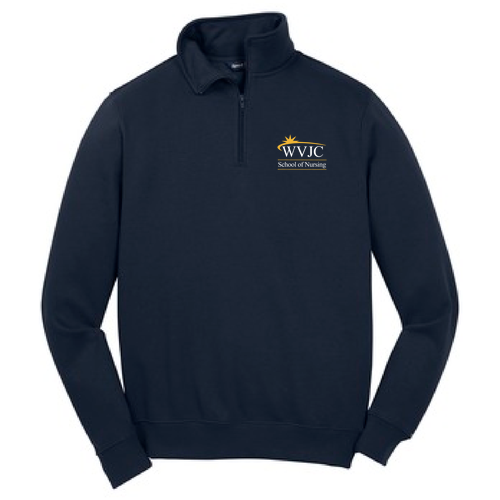 Sport Tek Quarter Zip Sweatshirt -- True Navy