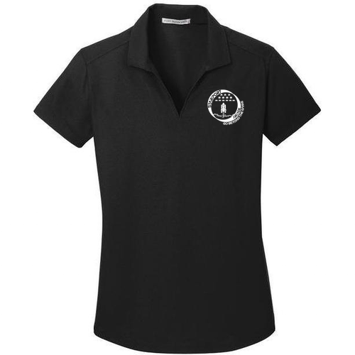Port Authority Ladies Dry Zone Grid Polo -- Black