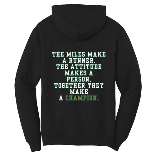 Port and Company Core Fleece Pullover Hooded Sweatshirt -- Jet Black
