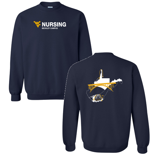 Gildan Heavy Blend Crew Neck Sweatshirt -- Navy