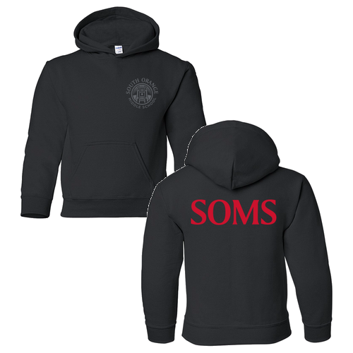 Youth Black Gildan Hoodie